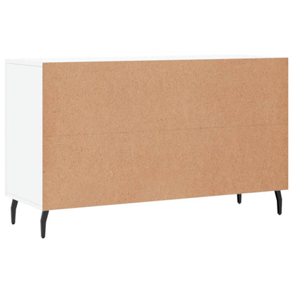 Credenza Bianco Lucido 100x36x60 cm in Legno Multistrato - homemem39