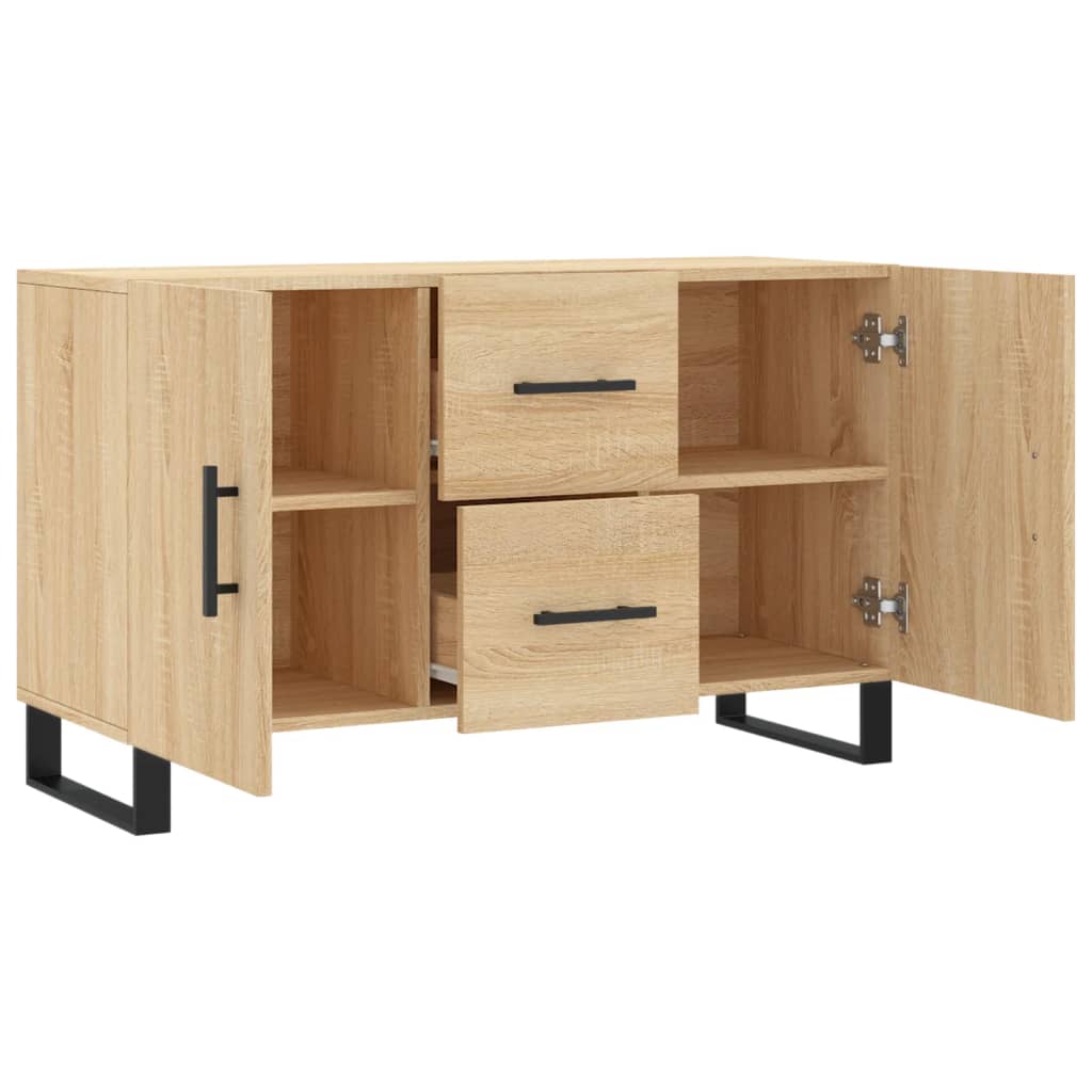 Credenza Rovere Sonoma 100x36x60 cm in Legno Multistrato | homemem39