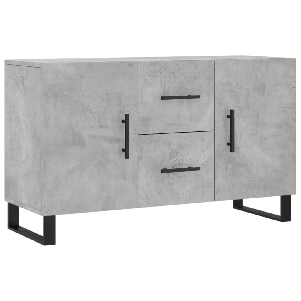 Credenza Grigio Cemento 100x36x60 cm in Legno Multistrato - homemem39