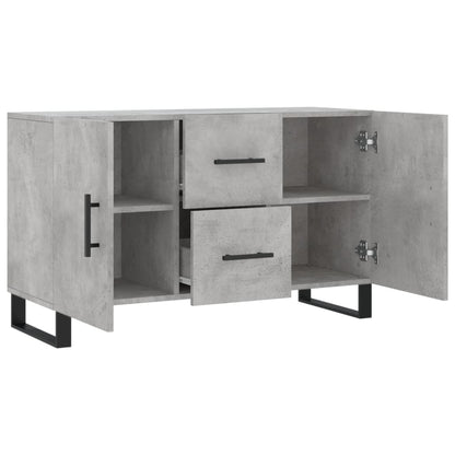 Credenza Grigio Cemento 100x36x60 cm in Legno Multistrato - homemem39