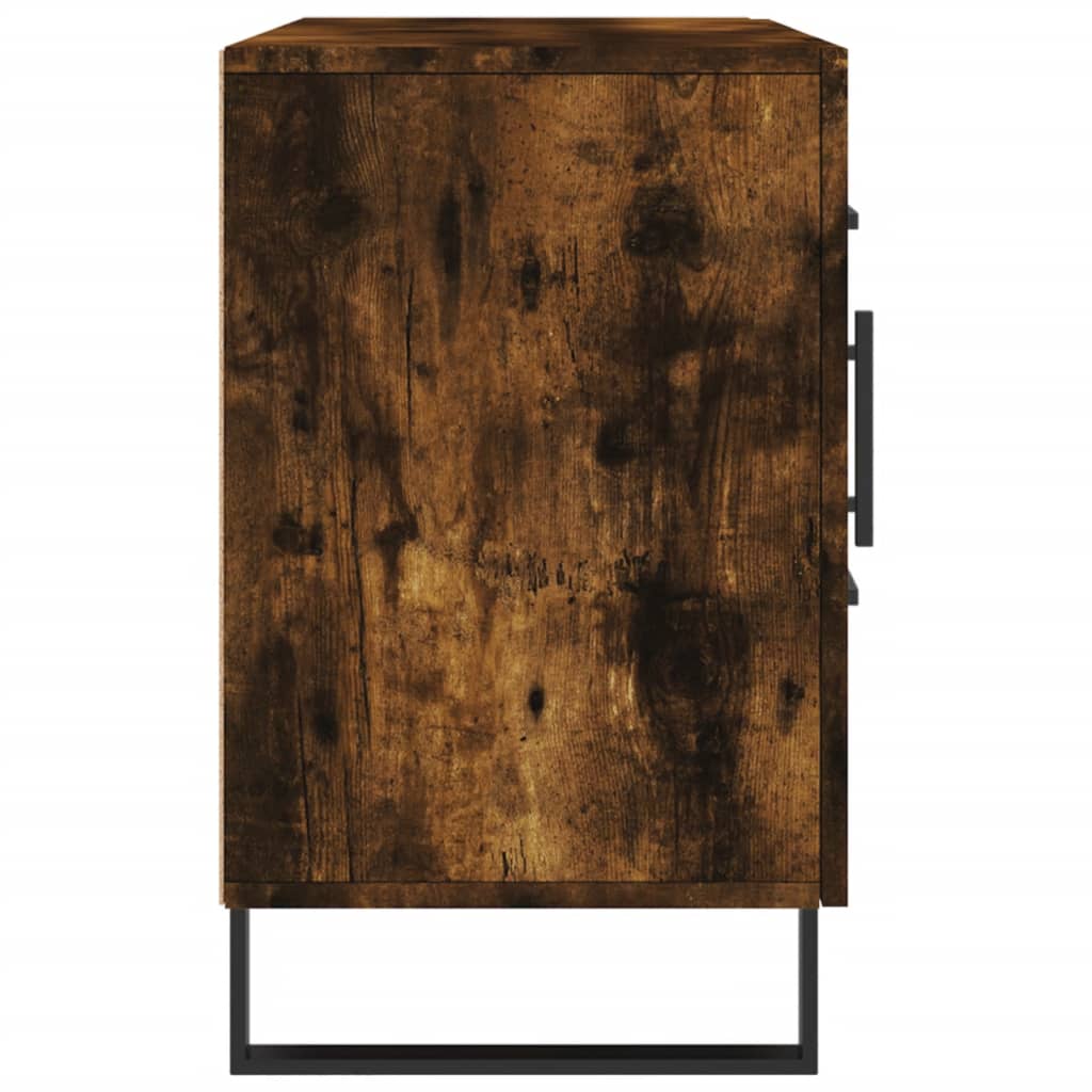 Credenza Rovere Fumo 100x36x60 cm in Legno Multistrato - homemem39