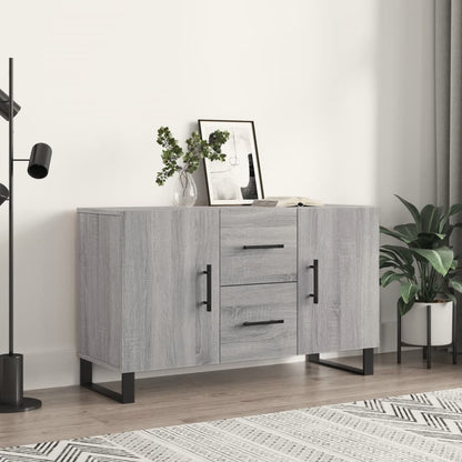 Credenza Grigio Sonoma 100x36x60 cm in Legno Multistrato - homemem39