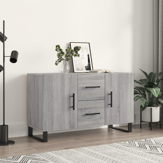 Credenza Grigio Sonoma 100x36x60 cm in Legno Multistrato - homemem39