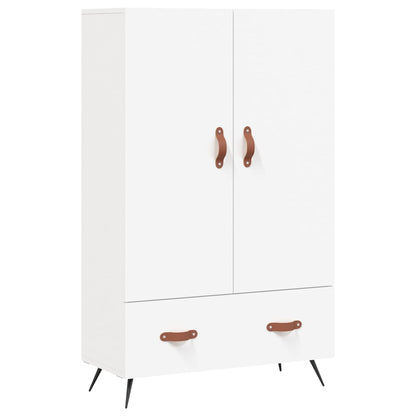 Credenza Bianca 69,5x31x115 cm in Legno Multistrato - homemem39