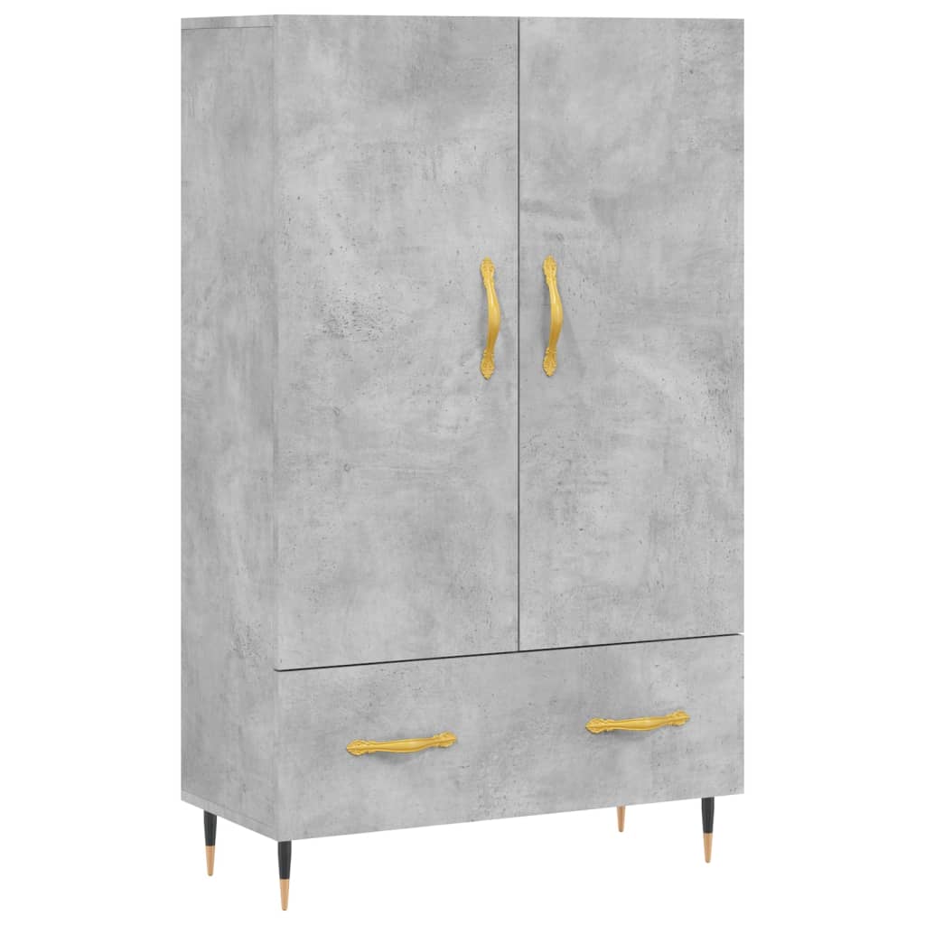 Credenza Grigio Cemento 69,5x31x115 cm in Legno Multistrato - homemem39