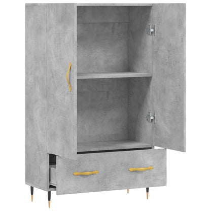 Credenza Grigio Cemento 69,5x31x115 cm in Legno Multistrato - homemem39