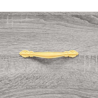 Credenza Grigio Sonoma 69,5x31x115 cm in Legno Multistrato