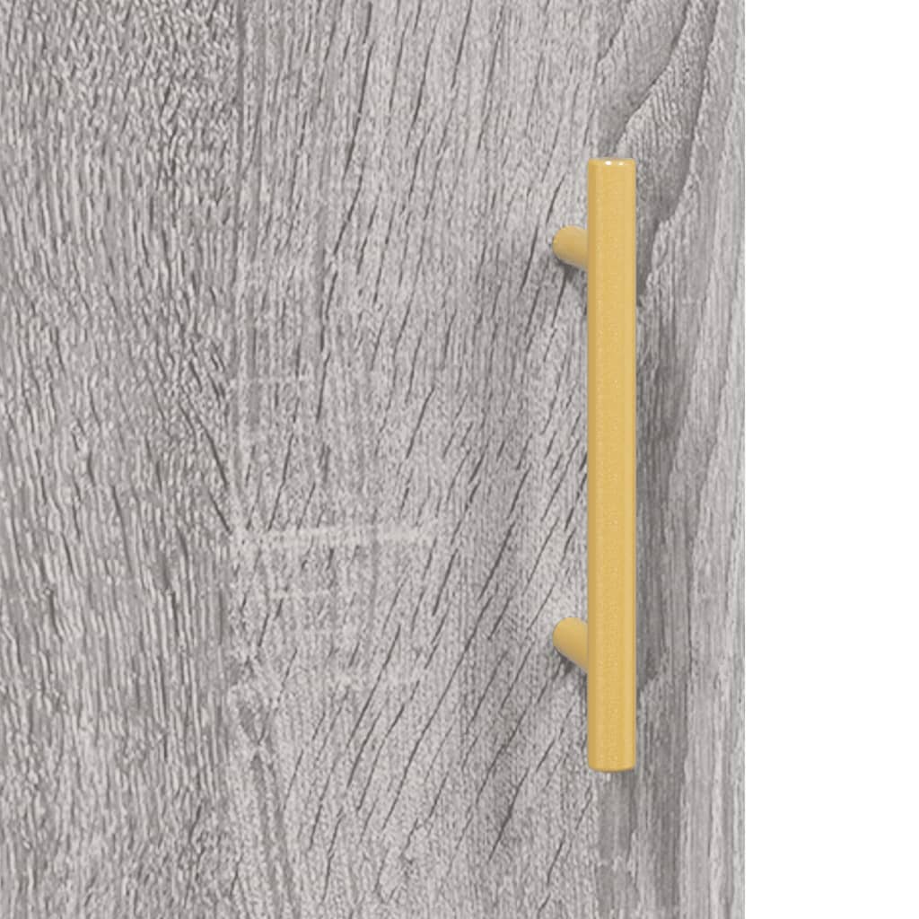 Credenza Grigio Sonoma 69,5x31x115 cm in Legno Multistrato | homemem39