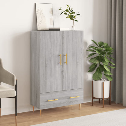 Credenza Grigio Sonoma 69,5x31x115 cm in Legno Multistrato | homemem39