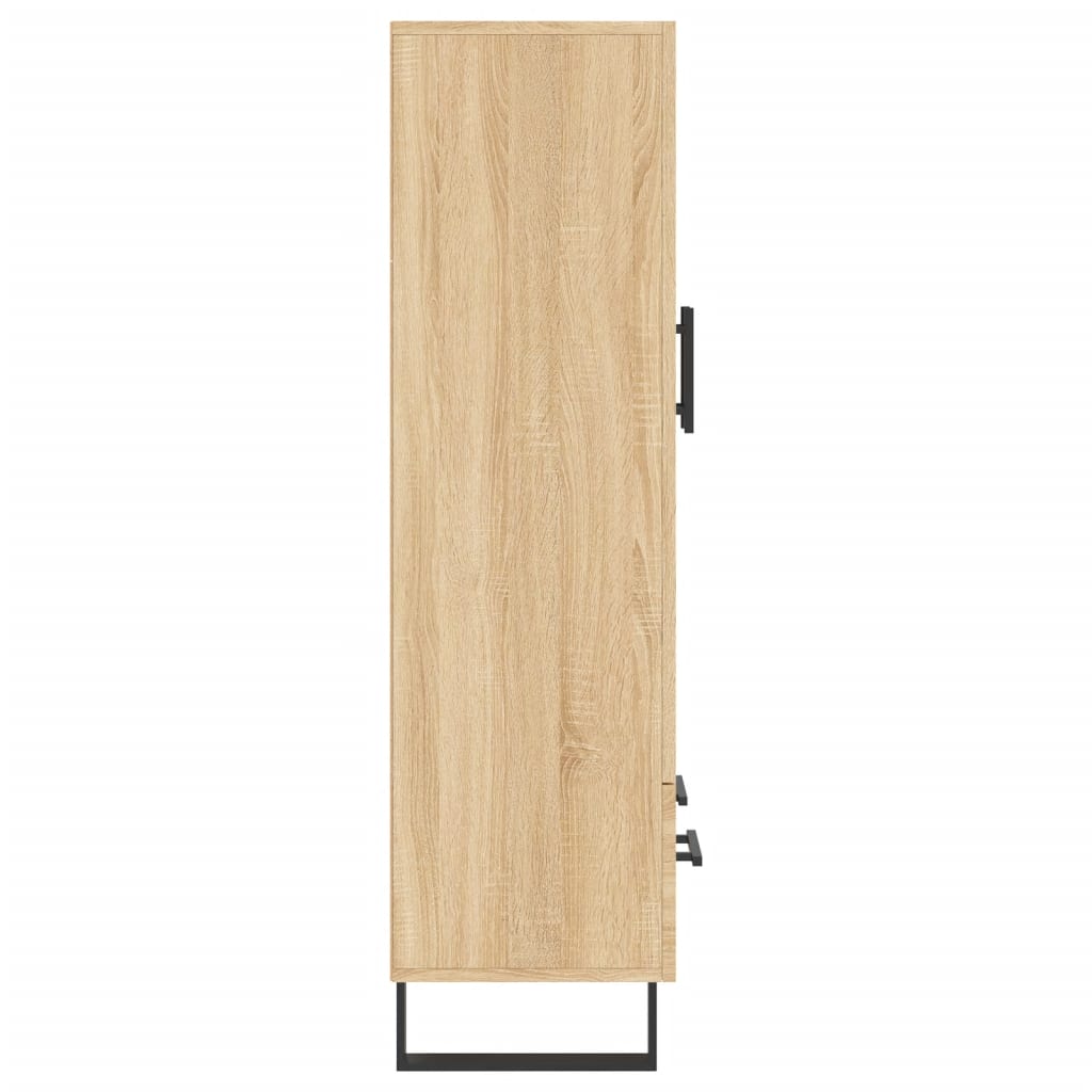 Credenza Rovere Sonoma 69,5x31x115 cm in Legno Multistrato