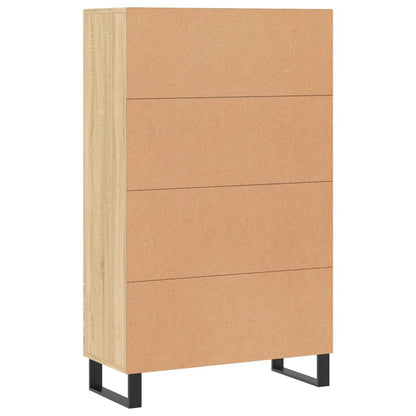 Credenza Rovere Sonoma 69,5x31x115 cm in Legno Multistrato