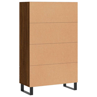 Credenza Rovere Marrone 69,5x31x115 cm in Legno Multistrato - homemem39