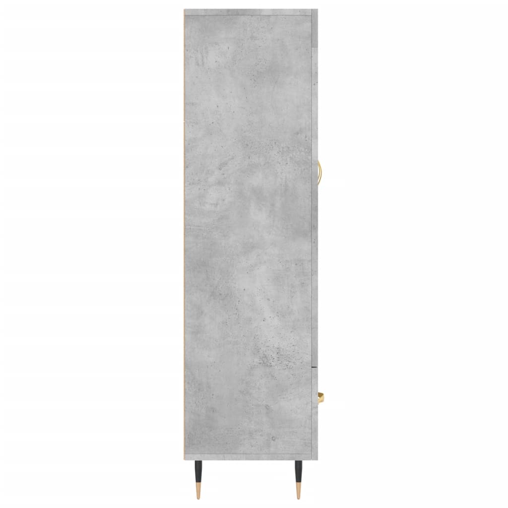 Credenza Grigio Cemento 69,5x31x115 cm in Legno Multistrato - homemem39