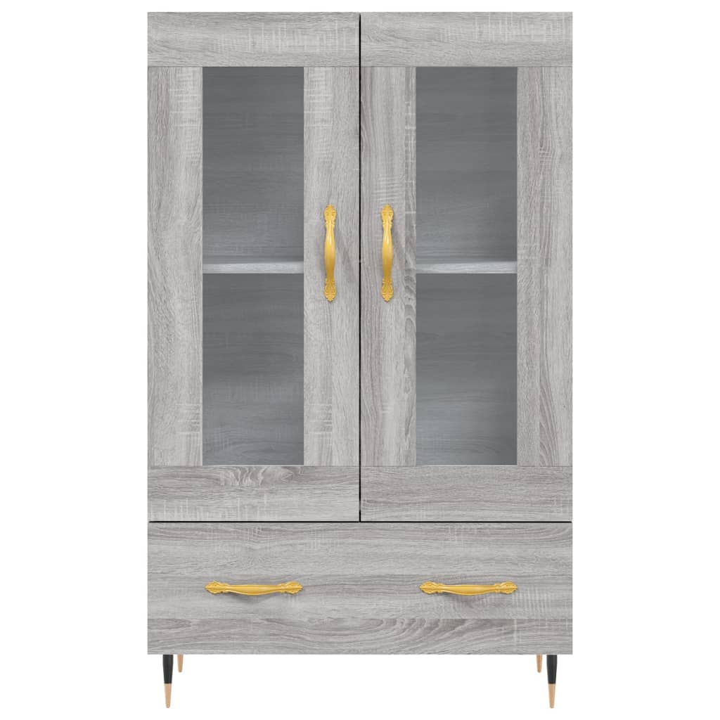 Credenza Grigio Sonoma 69,5x31x115 cm in Legno Multistrato - homemem39