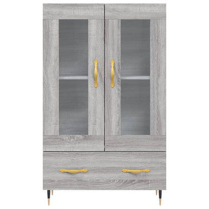 Credenza Grigio Sonoma 69,5x31x115 cm in Legno Multistrato - homemem39