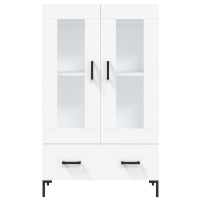 Credenza Bianca 69,5x31x115 cm in Legno Multistrato - homemem39