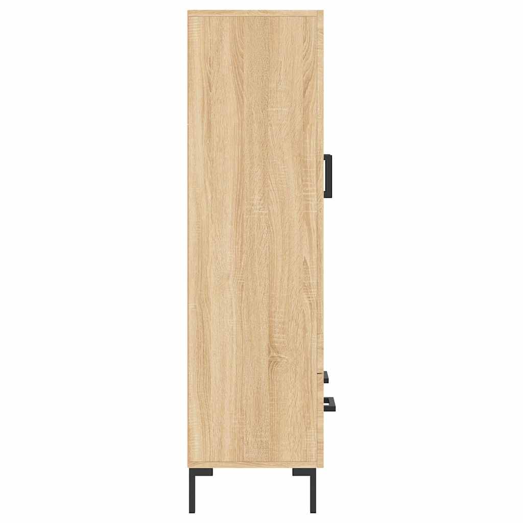 Credenza Rovere Sonoma 69,5x31x115 cm in Legno Multistrato