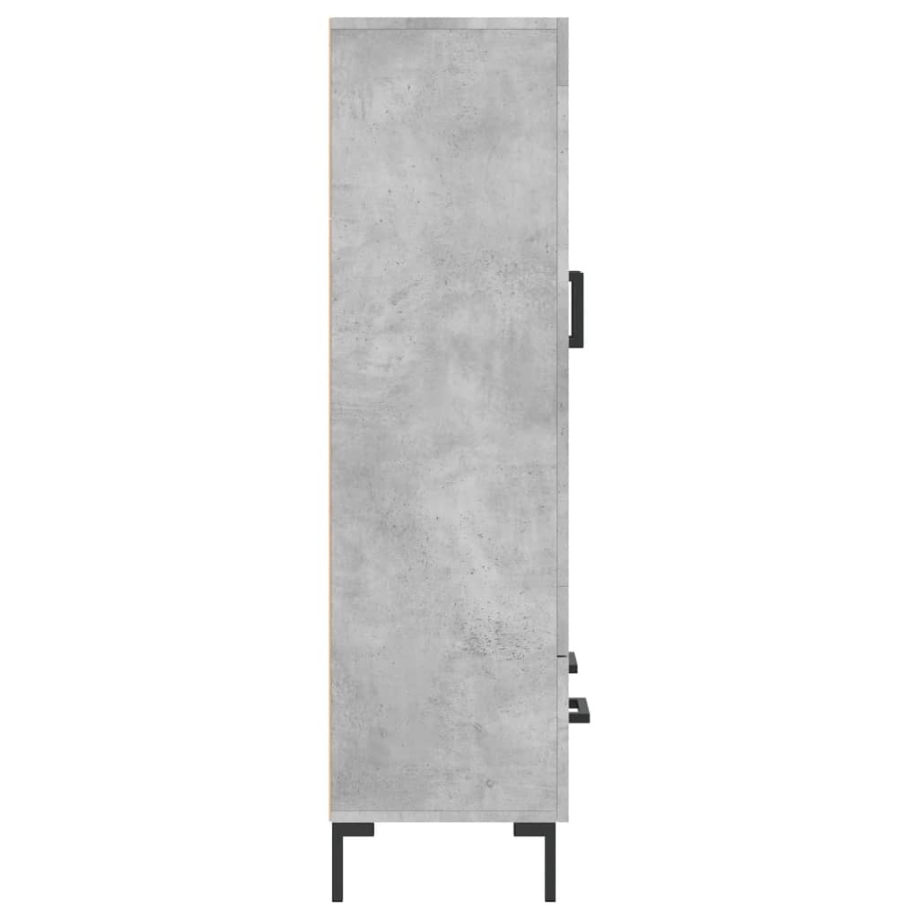 Credenza Grigio Cemento 69,5x31x115 cm in Legno Multistrato - homemem39