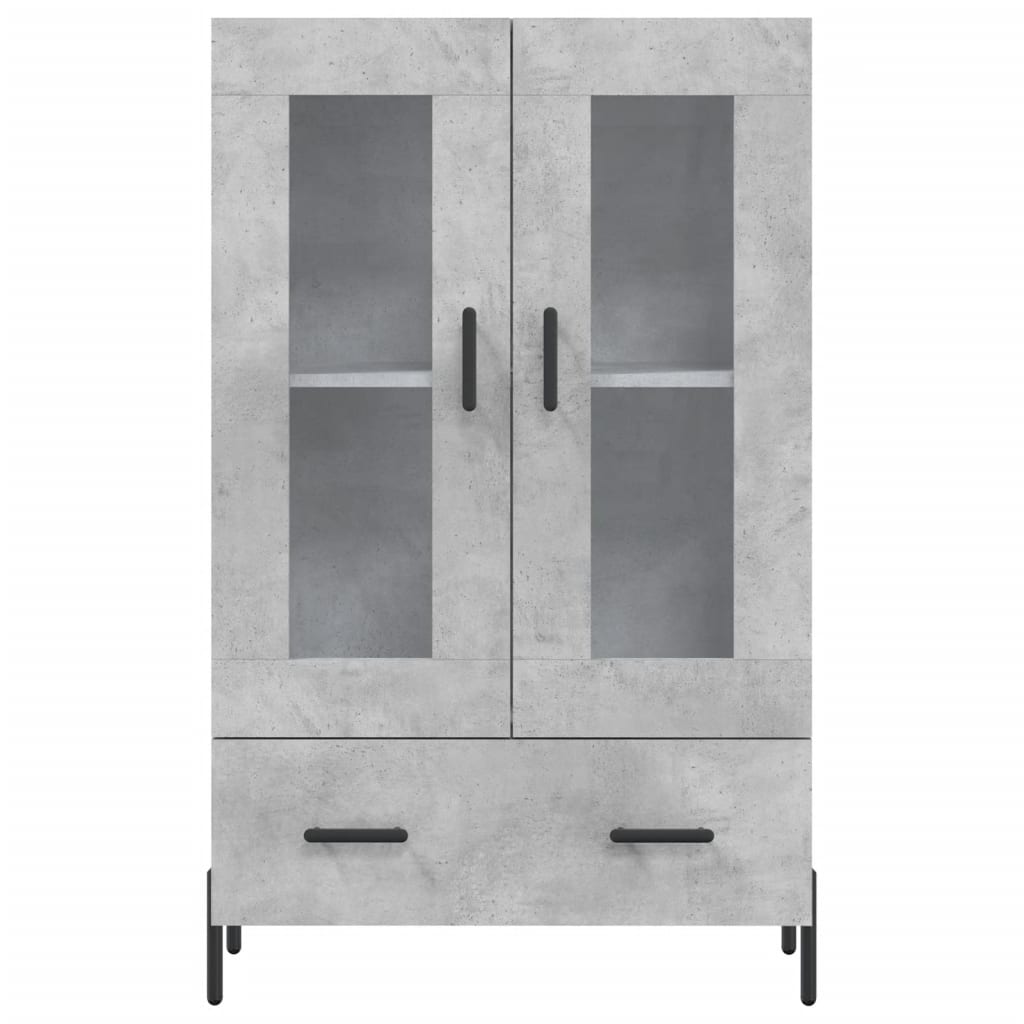 Credenza Grigio Cemento 69,5x31x115 cm in Legno Multistrato - homemem39