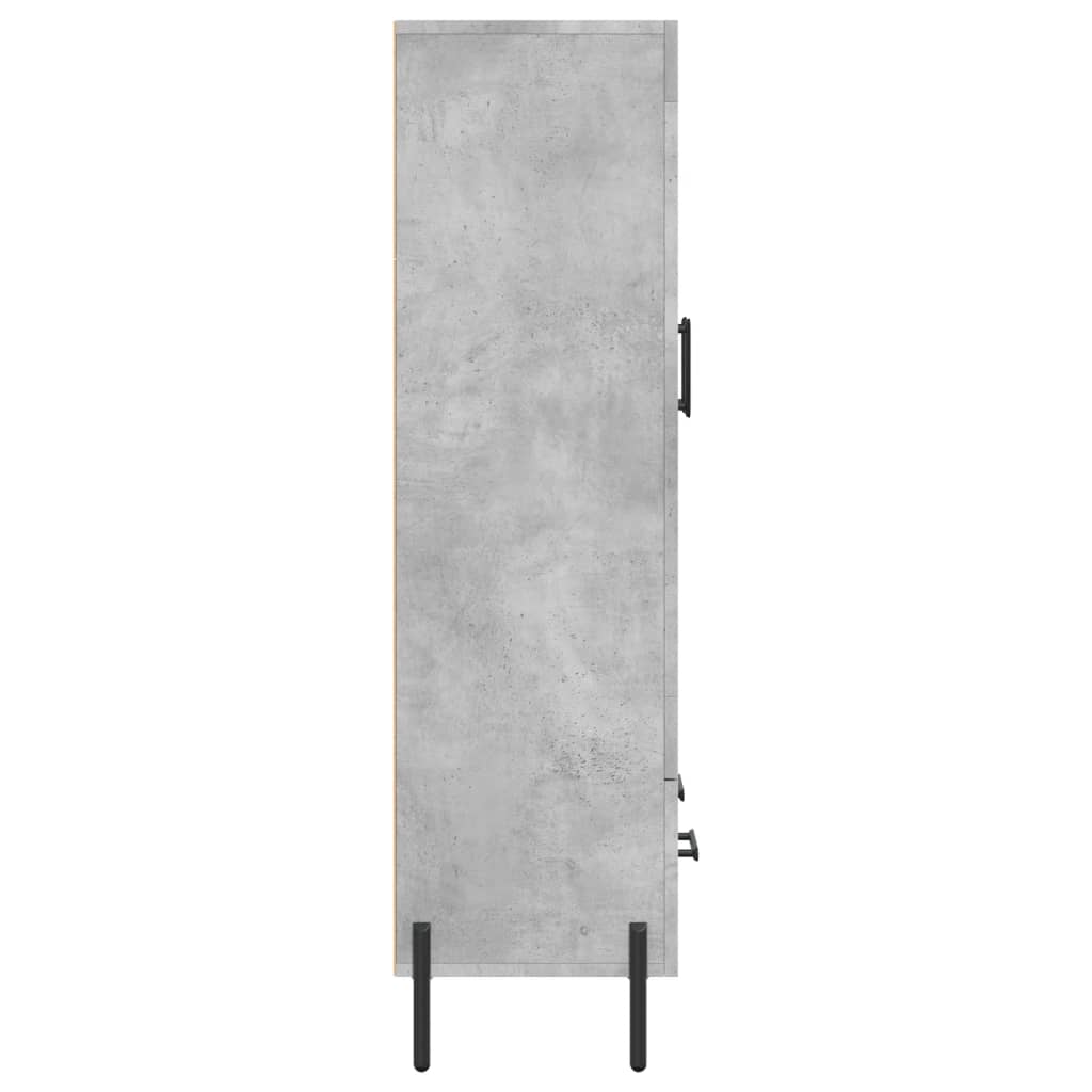 Credenza Grigio Cemento 69,5x31x115 cm in Legno Multistrato - homemem39