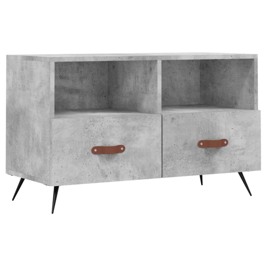 Mobile per TV Grigio Cemento 80x36x50 cm Legno Multistrato - homemem39