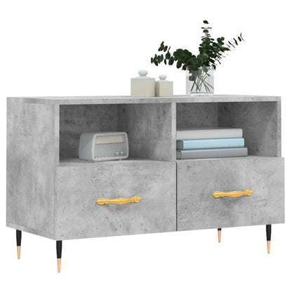 Mobile per TV Grigio Cemento 80x36x50 cm Legno Multistrato - homemem39