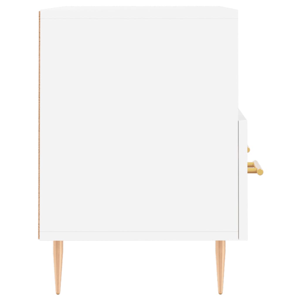Mobile Porta TV Bianco 80x36x50 cm in Legno Multistrato - homemem39