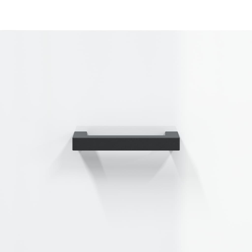 Mobile Porta TV Bianco Lucido 80x36x50 cm in Legno Multistrato - homemem39