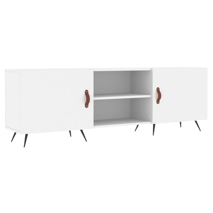 Mobile Porta TV Bianco 150x30x50 cm in Legno Multistrato