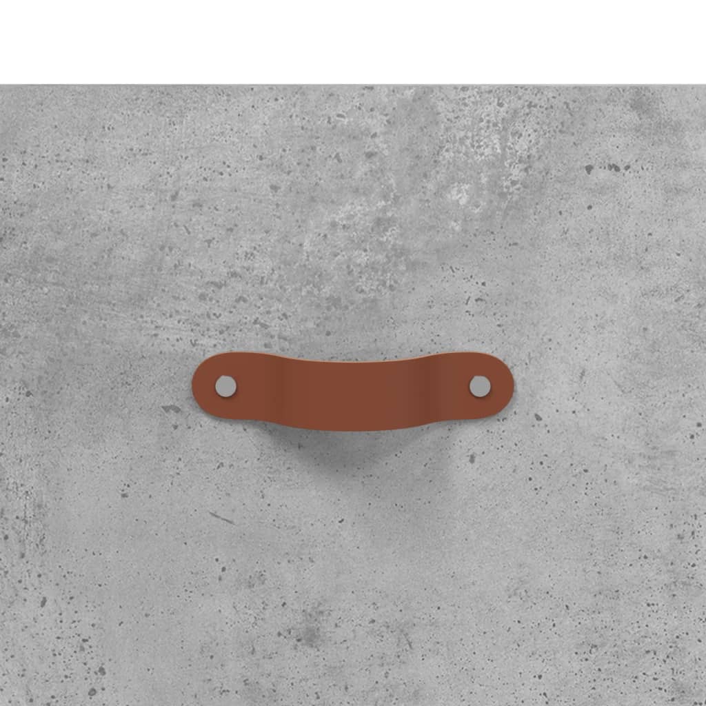 Mobile Porta TV Grigio Cemento 150x30x50cm in Legno Multistrato