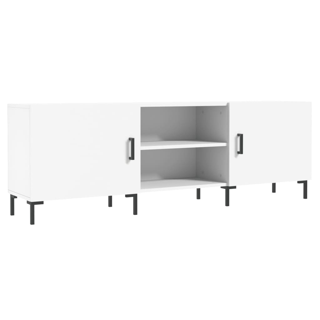Mobile Porta TV Bianco 150x30x50 cm in Legno Multistrato - homemem39