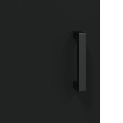 Mobile Porta TV Nero 150x30x50 cm in Legno Multistrato