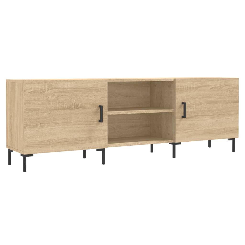 Mobile Porta TV Rovere Sonoma 150x30x50 cm in Legno Multistrato - homemem39