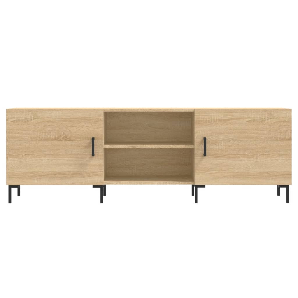 Mobile Porta TV Rovere Sonoma 150x30x50 cm in Legno Multistrato - homemem39