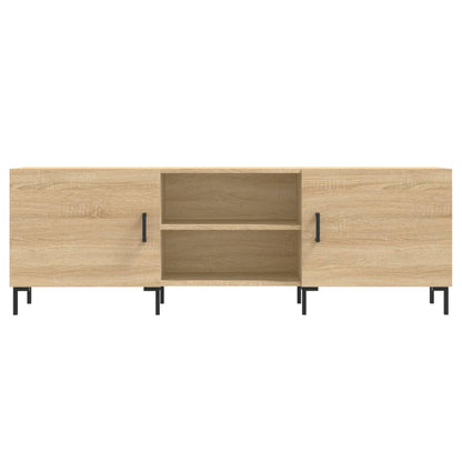 Mobile Porta TV Rovere Sonoma 150x30x50 cm in Legno Multistrato - homemem39