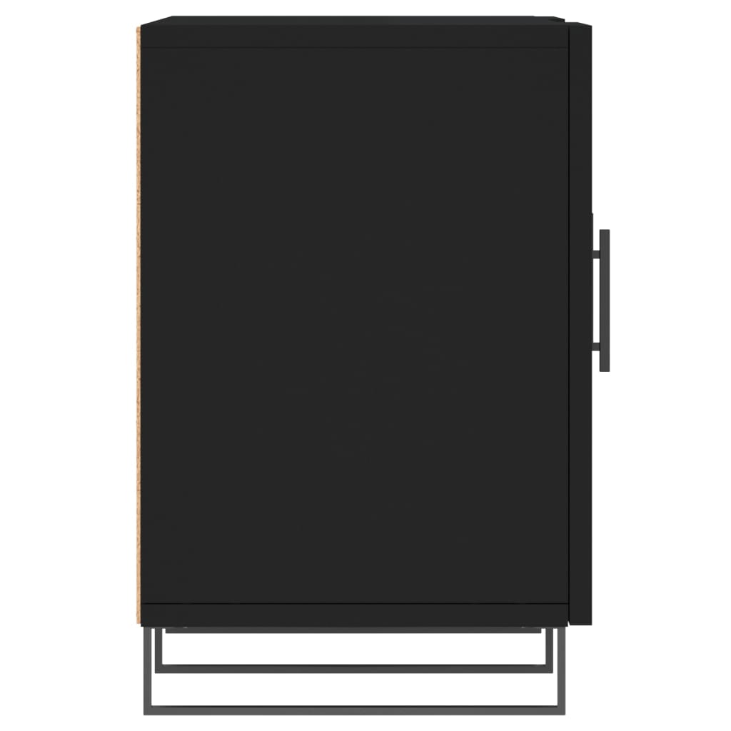 Mobile Porta TV Nero 150x30x50 cm in Legno Multistrato - homemem39