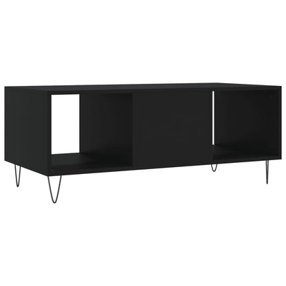 Tavolino da Salotto Nero 102x50x40 cm in Legno Multistrato | homemem39