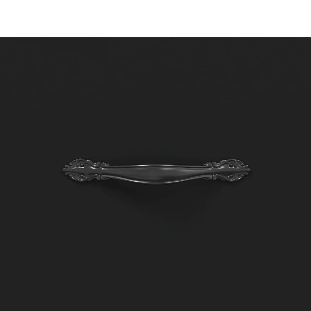 Tavolino da Salotto Nero 102x50x40 cm in Legno Multistrato | homemem39