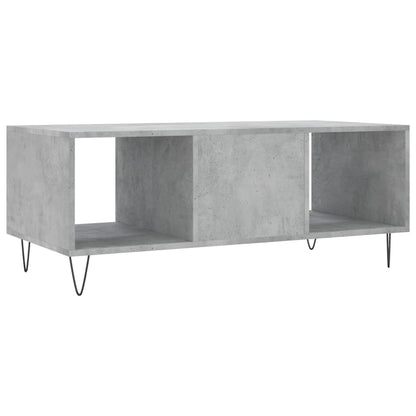Tavolino Salotto Grigio Cemento 102x50x40 cm Legno Multistrato | homemem39