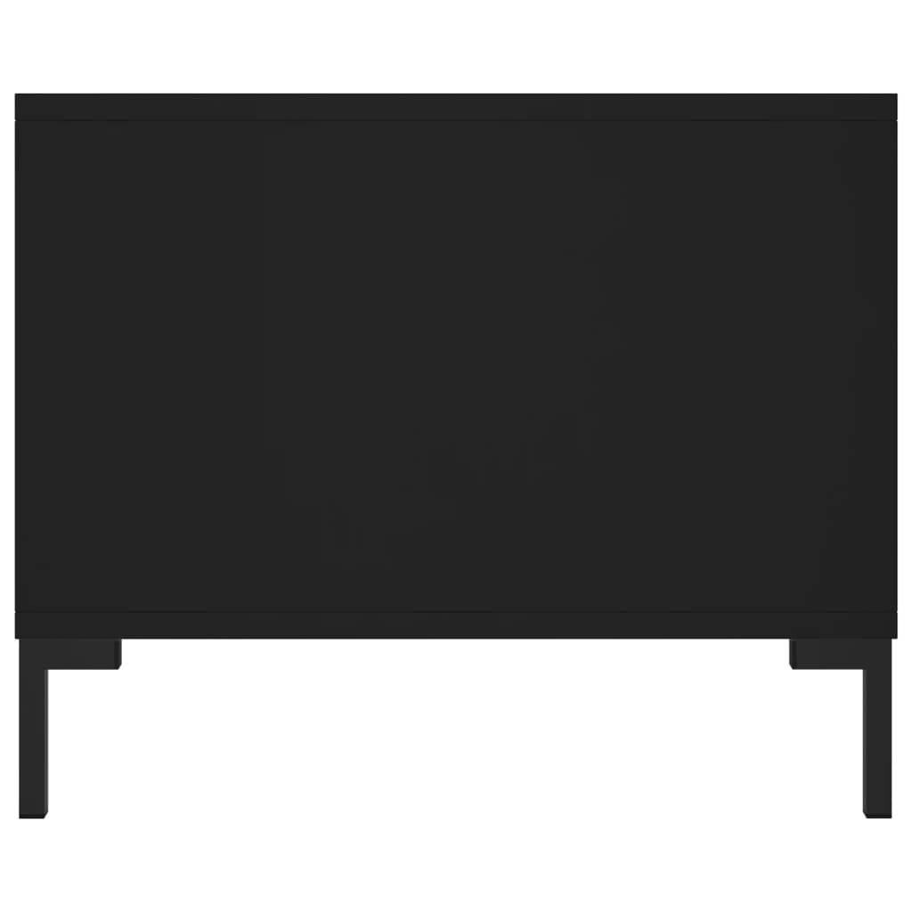 Tavolino da Salotto Nero 102x50x40 cm in Legno Multistrato | homemem39