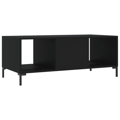 Tavolino da Salotto Nero 102x50x40 cm in Legno Multistrato | homemem39