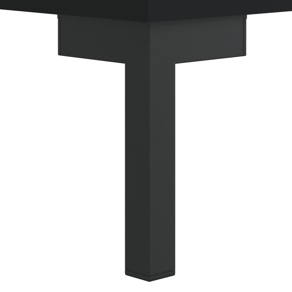 Tavolino da Salotto Nero 102x50x40 cm in Legno Multistrato | homemem39