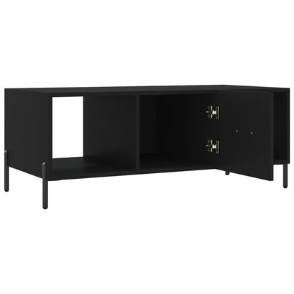 Tavolino da Salotto Nero 102x50x40 cm in Legno Multistrato | homemem39