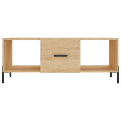 Tavolino da Salotto Rovere Sonoma 102x50x40cm Legno Multistrato | homemem39