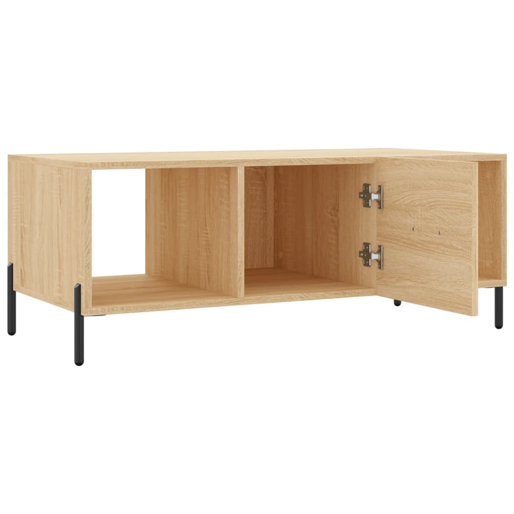 Tavolino da Salotto Rovere Sonoma 102x50x40cm Legno Multistrato | homemem39