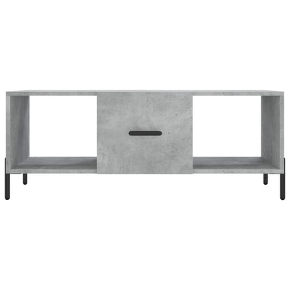 Tavolino Salotto Grigio Cemento 102x50x40 cm Legno Multistrato | homemem39