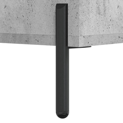 Tavolino Salotto Grigio Cemento 102x50x40 cm Legno Multistrato | homemem39