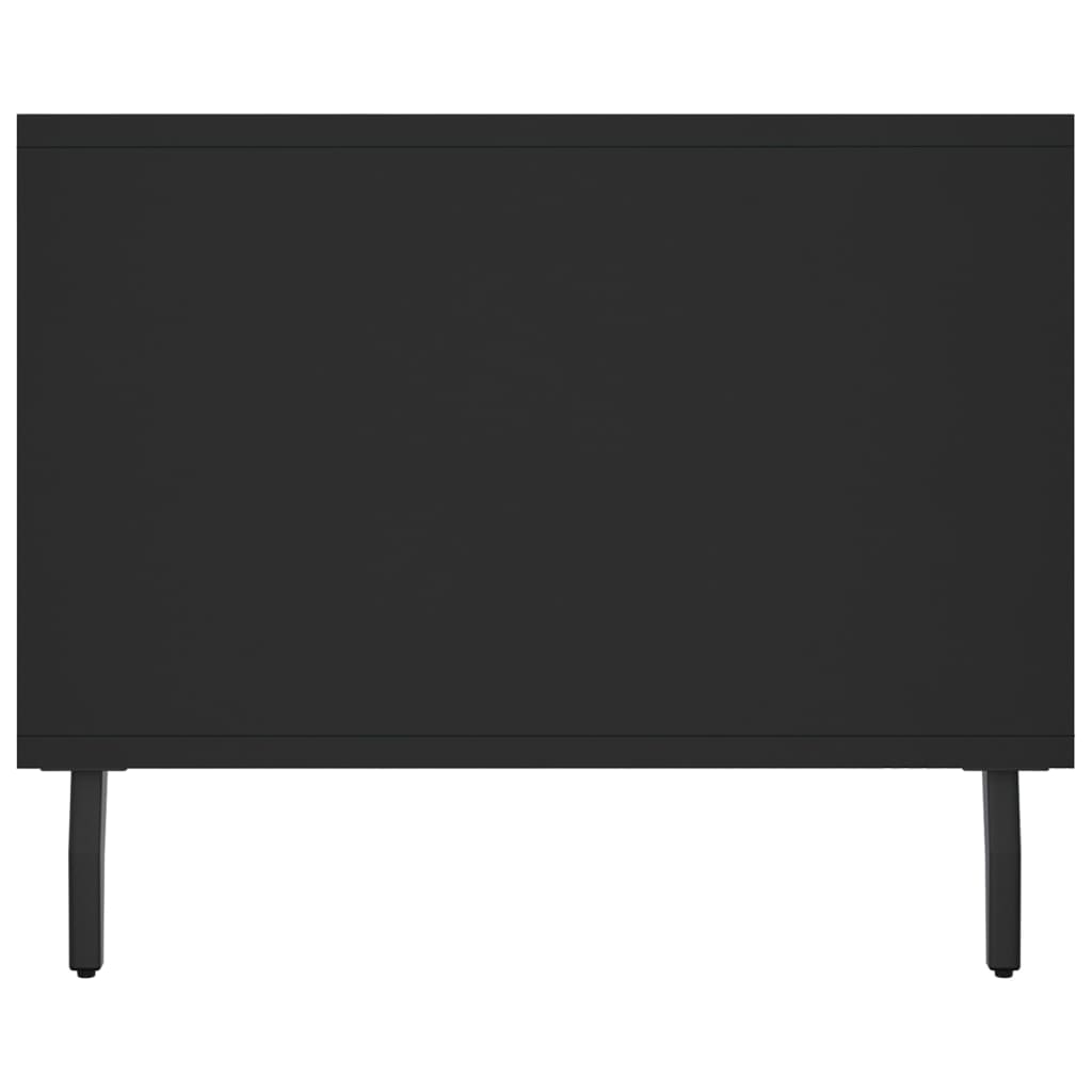 Tavolino da Salotto Nero 102x50x40 cm in Legno Multistrato | homemem39