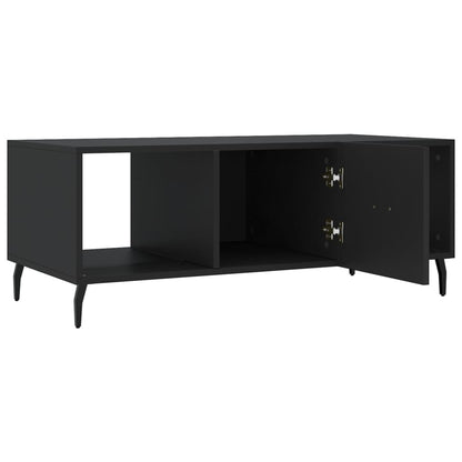 Tavolino da Salotto Nero 102x50x40 cm in Legno Multistrato | homemem39
