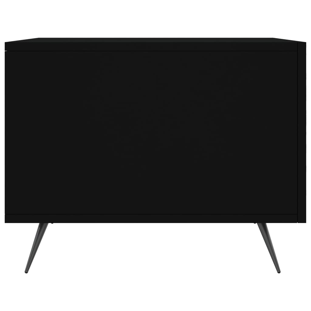 Tavolino da Salotto Nero 50x50x40 cm in Legno Multistrato | homemem39
